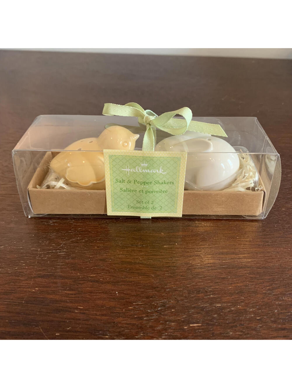 Hallmark Easter Chick and Bunny  Salt and Pepper Shakers - NIB
